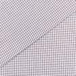 Тканини бавовняні сумішеві - Сорочкова  у клітинку біла/чорна/бордова