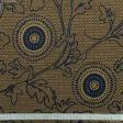 Ткани для декоративных подушек - Декор-гобелен  нейя старое золото,синий