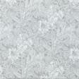 Тканини портьєрні тканини - Декоративна тканина лонета Парк / PARK листя фон сірий