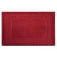 Ткани махровые полотенца - Полотенце махровое "Ножки" 50х70 красный