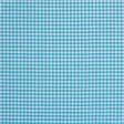 Тканини для скатертин - Декоративна тканина Клітинка дрібна блакитна