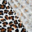 Ткани для одежды - Мех травка ягуар