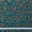 Ткани для декоративных подушек - Шенилл Маракеш вензель вязь цвет темная бирюза