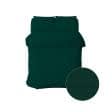 Тканини комплект постільної білизни - Євро комплект постільної білизни сатин "Страйп 0.2х0.2" зелений