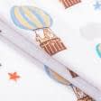 Тканини для пелюшок - Фланель білоземельна дитяча повітряні кулі