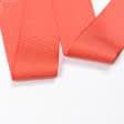 Ткани для украшения и упаковки подарков - Репсовая лента Грогрен  цвет коралловый 41 мм