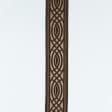 Тканини фурнітура для декора - Бордюр Ілона коричневий 8 СМ