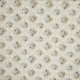 Ткани портьерные ткани - Декоративная ткань панама Акил серый, желтый фон св.бежевый