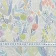 Ткани для слюнявчиков - Ткань с акриловой пропиткой Цветы экзотика