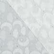 Ткани для тюли - Тюль кисея Сарика месяц цвет белый с утяжелителем