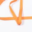 Тканини фурнітура для декора - Репсова стрічка Грогрен /GROGREN помаранчева 7 мм