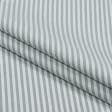 Ткани для банкетных и фуршетных юбок - Декоративная ткань Рустикана полоса узкая серая
