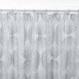 Тканини готові вироби - Тюль Вуаль горошки  сірий, молочний фон 295/165 см (175810)