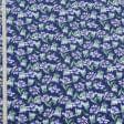 Ткани для сорочек и пижам - Фланель халатная цветы фиолетовый