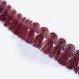 Ткани фурнитура и аксессуары для одежды - Бахрома кисточки  КИРА матовые /  бордовый  30 мм (25м)