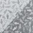 Ткани жаккард - Ткань с акриловой пропиткой Котики /DUMOND серый