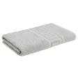 Ткани махровые полотенца - Полотенце махровое з бордюром 70х140 серое