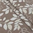 Ткани для декоративных подушек - Гобелен  листья березы