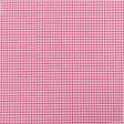 Ткани распродажа - Декоративная ткань Клетка мелкая розовая