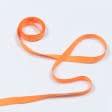 Ткани фурнитура для декора - Репсовая лента Грогрен  оранжевая 10 мм