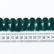 Тканини фурнітура і аксесуари для одягу - Бахрома пензлик Кіра матова смарагдовий 30 мм (25м)