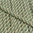 Тканини фурнітура для декора - Шнур Базель колір бежевий,зелень d=10мм