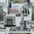 Ткани для рюкзаков - Гобелен   нью-йорк /new york