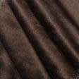 Ткани для мягких игрушек - Велюр темно-коричневый