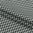 Тканини портьєрні тканини - Декоративна тканина Рустікана пепіта чорна