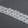 Ткани тесьма - Тесьма шторная Cоты крупные прозрачная КС-1:3 75мм±0.5мм/50м