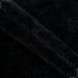 Ткани для верхней одежды - Пальтовый трикотаж мех черный