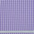 Ткани для банкетных и фуршетных юбок - Декоративная ткань Рустикана клеточка цвет лаванда