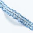 Ткани фурнитура и аксессуары для одежды - Тесьма окантовочная Фиджи цвет голубой, крем 20 мм