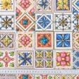 Ткани портьерные ткани - Декоративная ткань  лисбоа/lisboa мозаика мультиколор