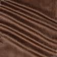 Ткани плюш - Плюш (вельбо) коричневый