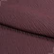 Ткани тафта - Декоративная ткань Жако креш цвет т.терракот