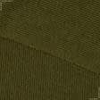 Тканини для блузок - Трикотаж резинка хакі