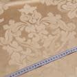 Ткани для портьер - Декоративная ткань Люда /LUDA вензель цвет золото