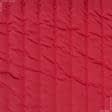 Ткани для верхней одежды - Плащевая Фортуна стеганаяс синтепоном  красная