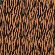 Тканини для блузок - Платтяна Савана зебра чорна/помаранчева