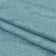 Тканини для римських штор - Портьєрна тканина Муту /MUTY-98 вензель колір блакитна ялинка