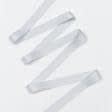 Тканини фурнітура для декоративних виробів - Репсова стрічка Грогрен світло сіра 20 мм