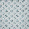 Ткани портьерные ткани - Декоративная ткань панама Акил/AKIL синий фон серый