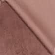 Тканини для декоративних подушок - Плюш (вельбо) шоколадний