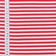 Тканини віскоза, полівіскоза - Трикотаж LIA у смужку червоно-білу