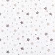 Тканини для дитячої постільної білизни - Ситець-67 ТКЧ зірки коричнево-беживі