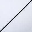 Ткани для дома - Тесьма Бриджит узкая цвет черный 8 мм