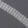 Ткани тесьма - Тесьма шторная Равномерная многокарманная прозрачная КС-1:1.5  60мм/100м .