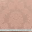 Тканини для декоративних подушок - Декоративна тканина Дамаско вензель колір персик