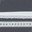 Ткани фурнитура для декора - Шнур окантовочный Корди цвет белый 10 мм